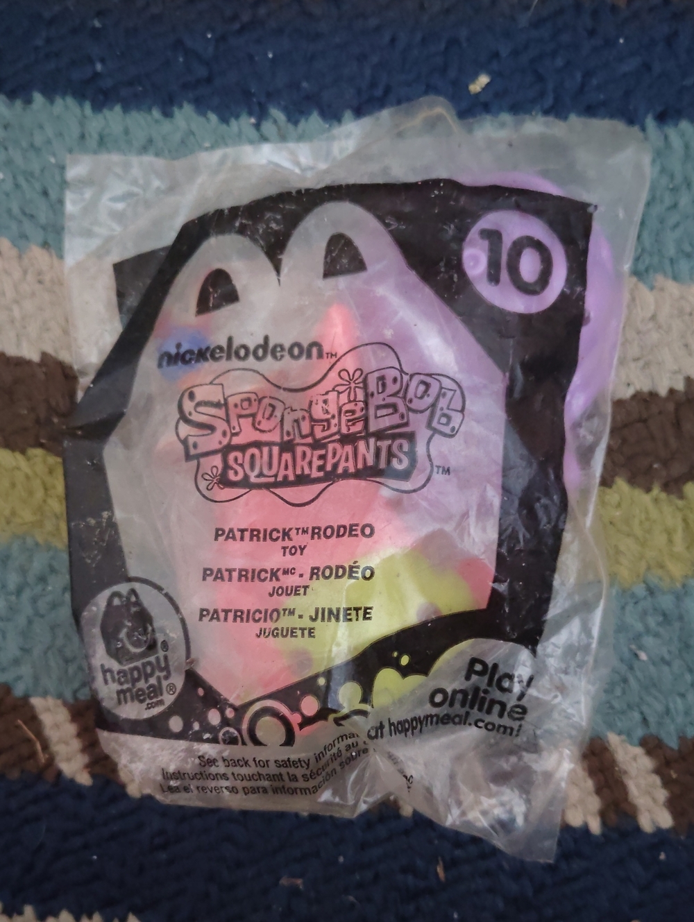 McDonald’s Happy Meal Toys 2012 Nickelodeon Sponge Bob SquarePants #10 Wght Lift